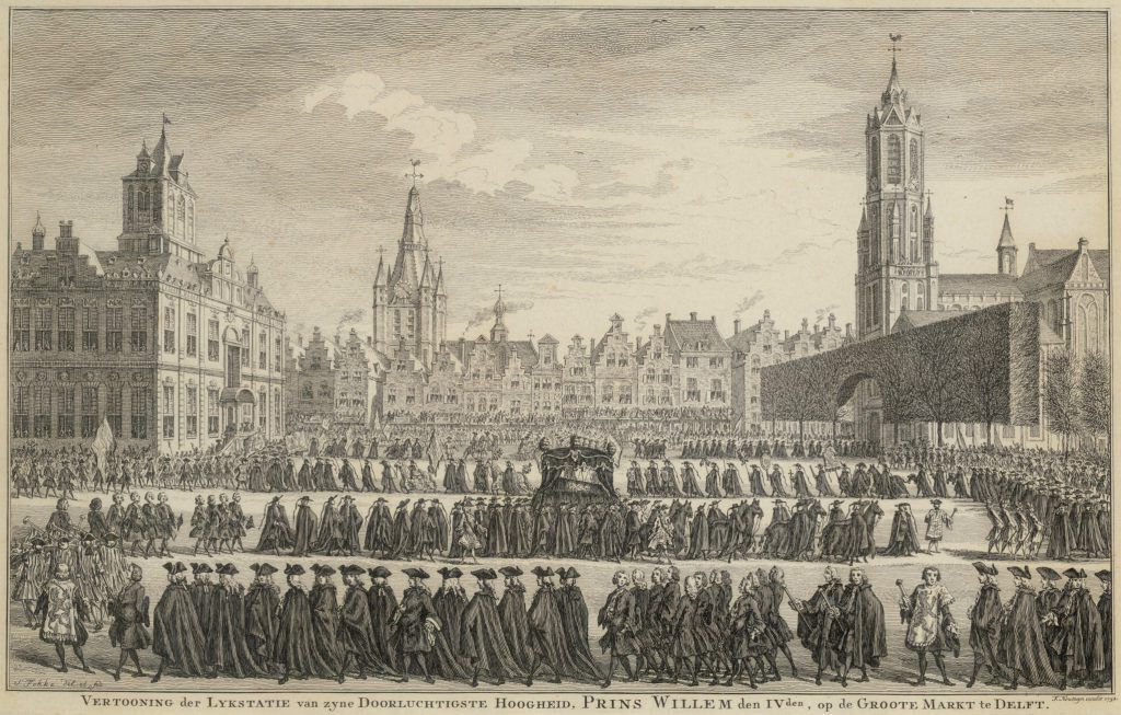 Uitvaart Willem IV op 4 februari 1752